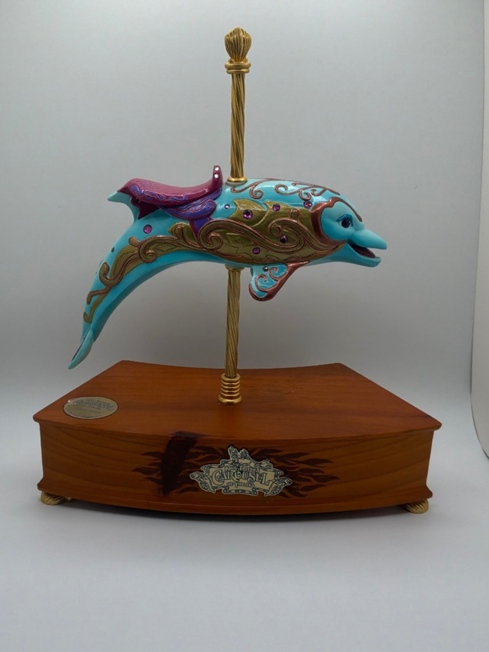 Disney DCA King Triton Carousel Music Box One of a Kind Prototype COA